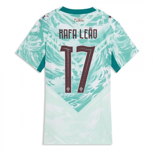 Billige Fotballdrakt Portugal Rafael Leao #17 Replika Bortedrakt Dame VM 2026 Kortermet Billige Fotballdrakt Portugal Rafael Leao #17 Replika Bortedrakt Dame VM 2026 Kortermet
